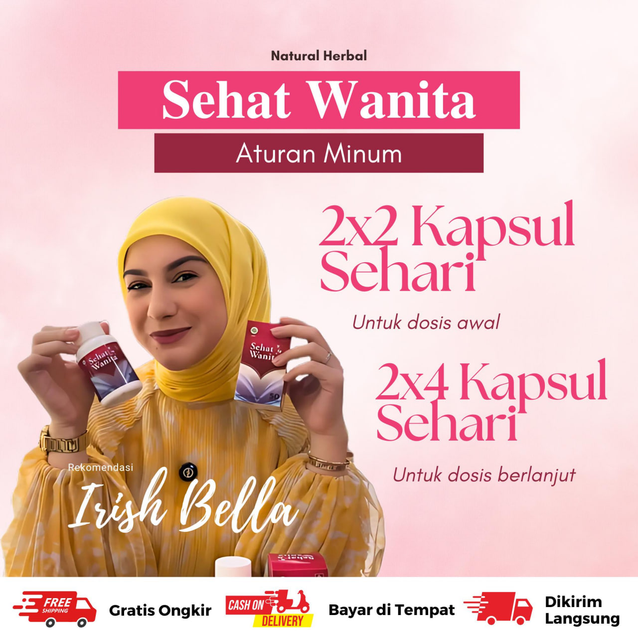 Sehat Wanita Suplemen Kesehatan Wanita BPOM dan Halal MUI Untuk Membantu Mengatasi Turun Peranakan Miss V Rasa Tidak Nyaman Nyeri Panggul Gangguan Kencing Infeksi Kandung Kemih Sulit Keluar Air Kencing Sembelit Dll 2