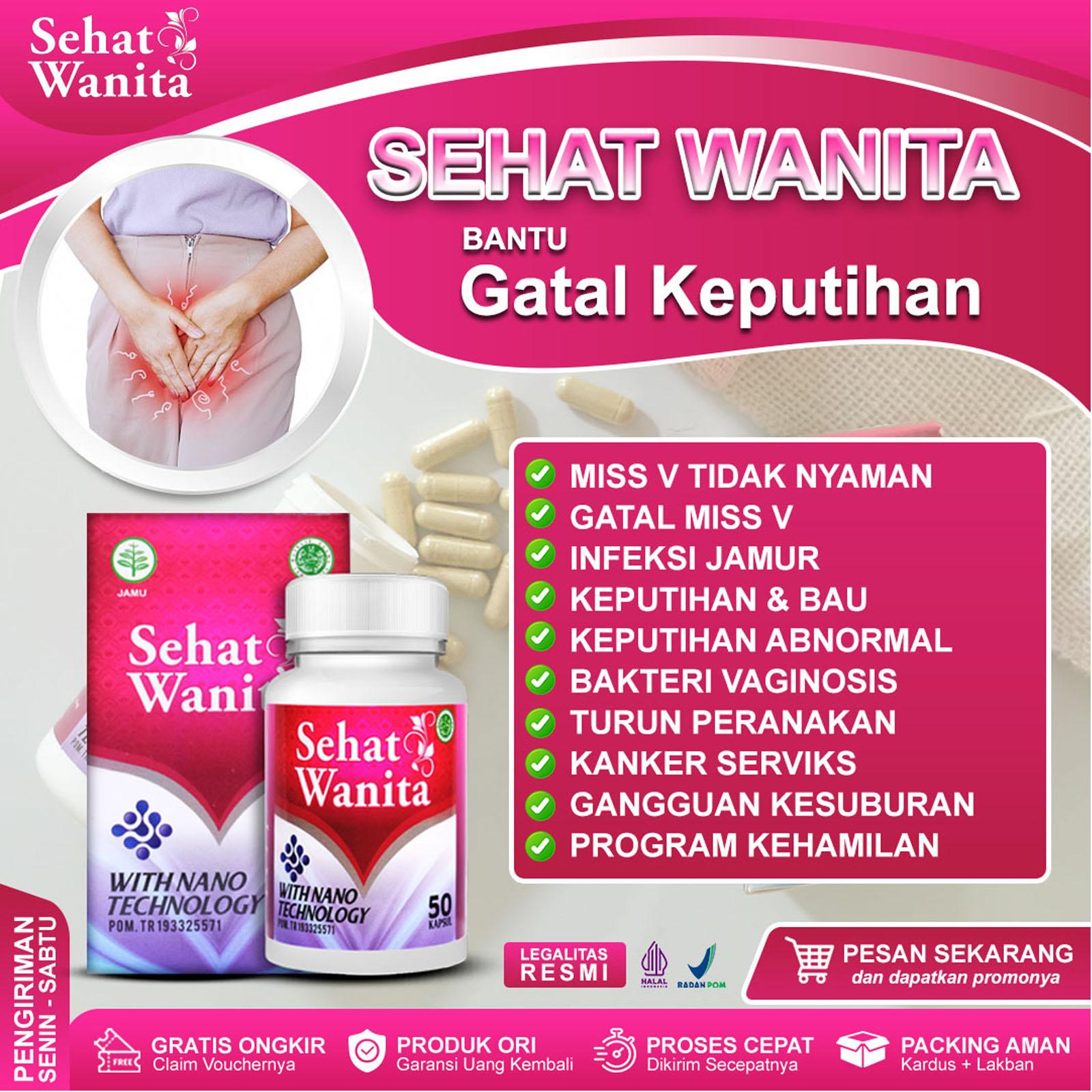 Jamu Ramuan Herbal Sehat Wanita Untuk Gatal Keputihan Area Kewanitaan Infeksi Jamur Bakteri dan IMS Feminine